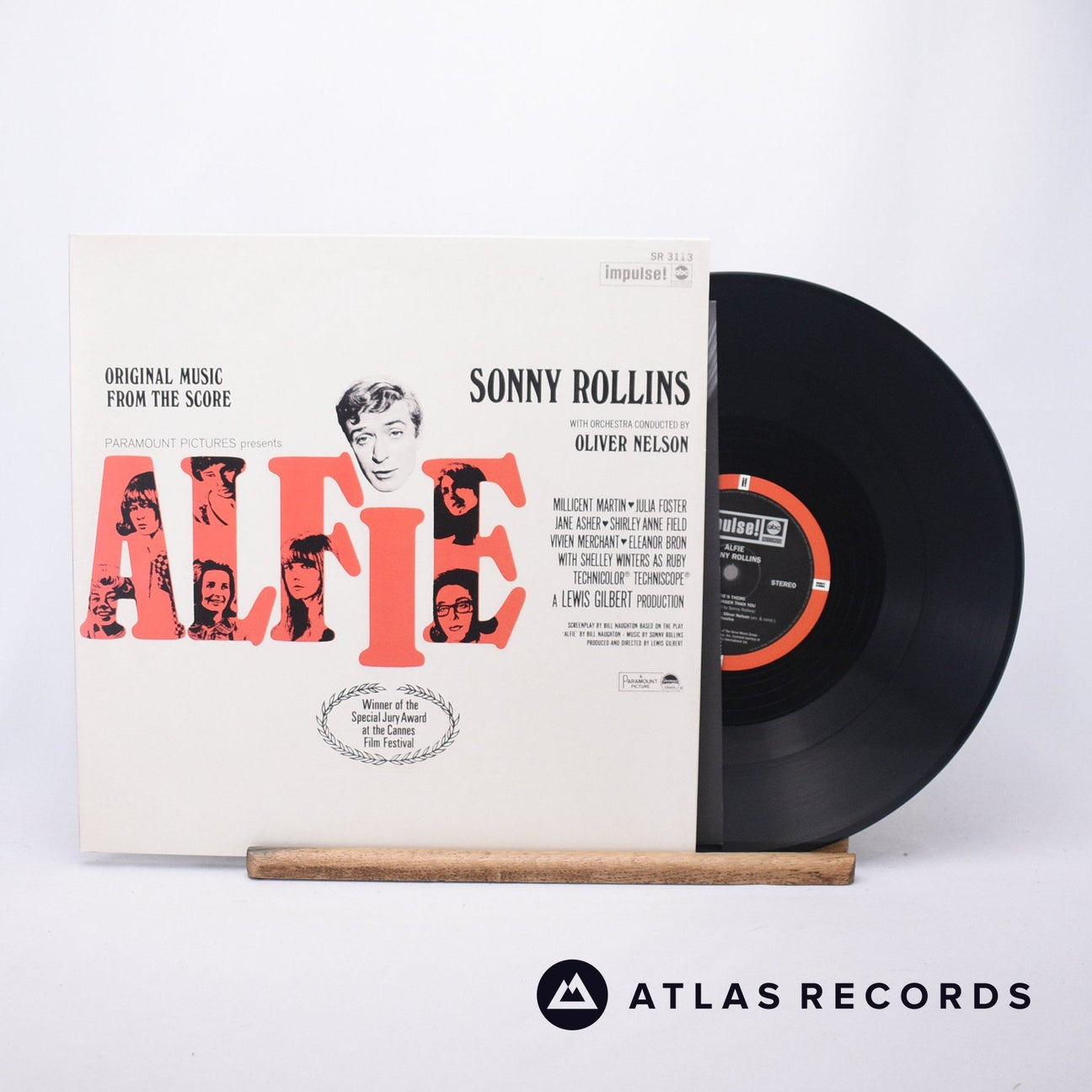 Sonny Rollins Alfie LP Vinyl Record - Front Cover & Record