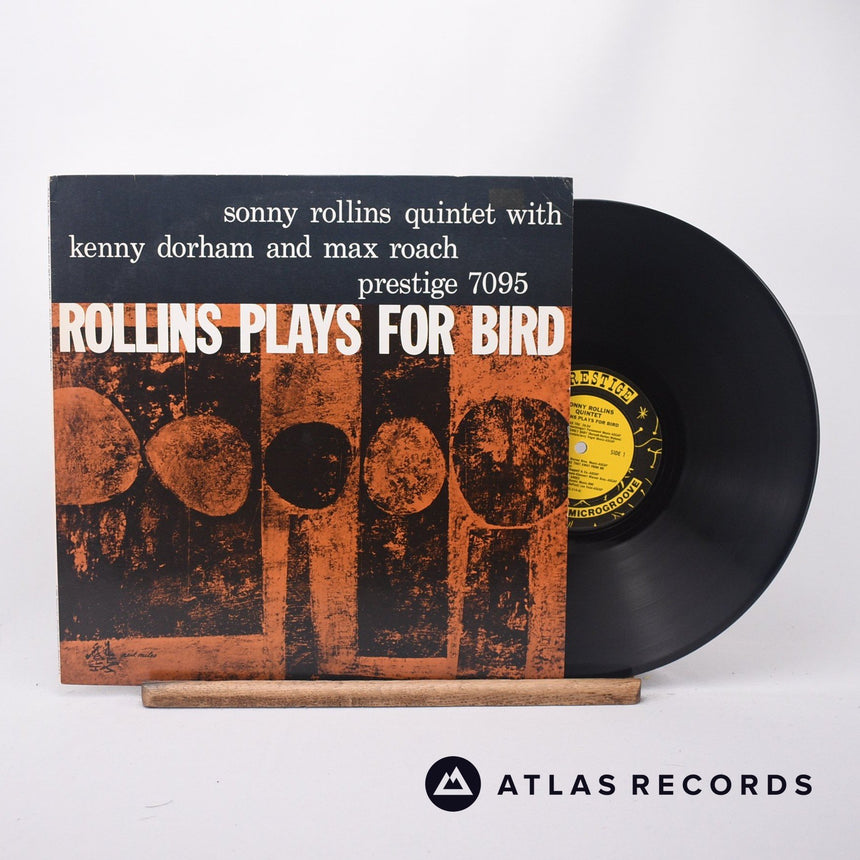 Sonny Rollins Quintet Rollins Plays For Bird LP Vinyl Record - Front Cover & Record