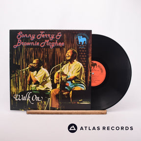 Sonny Terry & Brownie McGhee Walk On LP Vinyl Record - Front Cover & Record