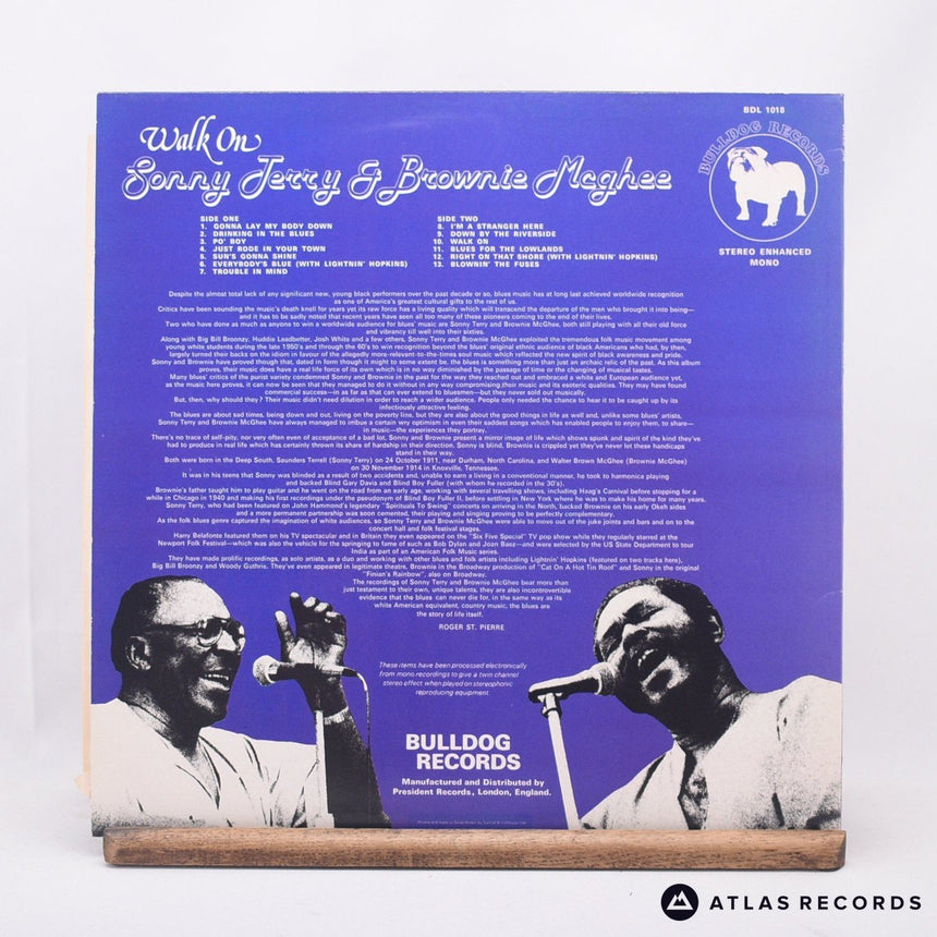Sonny Terry & Brownie McGhee - Walk On - LP Vinyl Record - EX/VG+