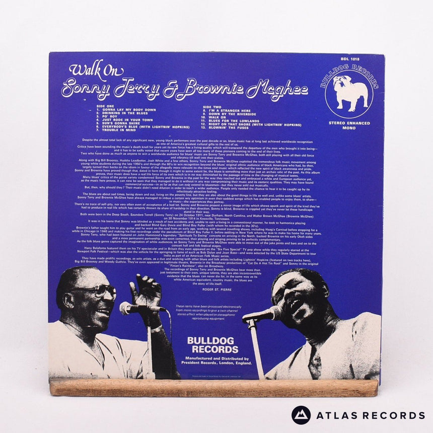 Sonny Terry & Brownie McGhee - Walk On - LP Vinyl Record - EX/EX