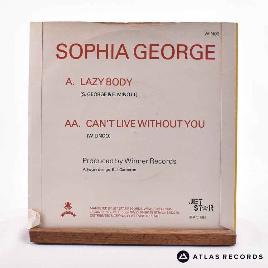 Sophia George - Lazy Body - 7" Vinyl Record - VG+/EX