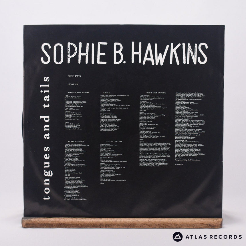 Sophie B. Hawkins - Tongues And Tails - 1A 1B LP Vinyl Record - EX/EX