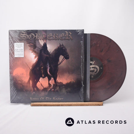 Sorcerer Reign Of The Reaper LP Vinyl Record - Front Cover & Record