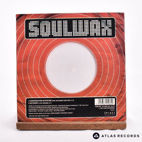 Soulwax - Conversation Intercom - Clear 7" Vinyl Record - NM/NM