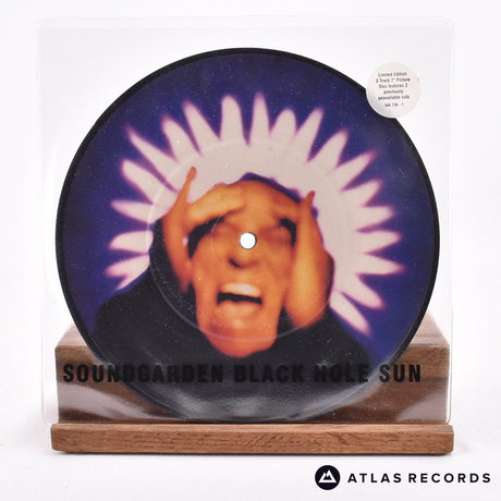 Soundgarden Black Hole Sun 7" Vinyl Record - Front Cover & Record