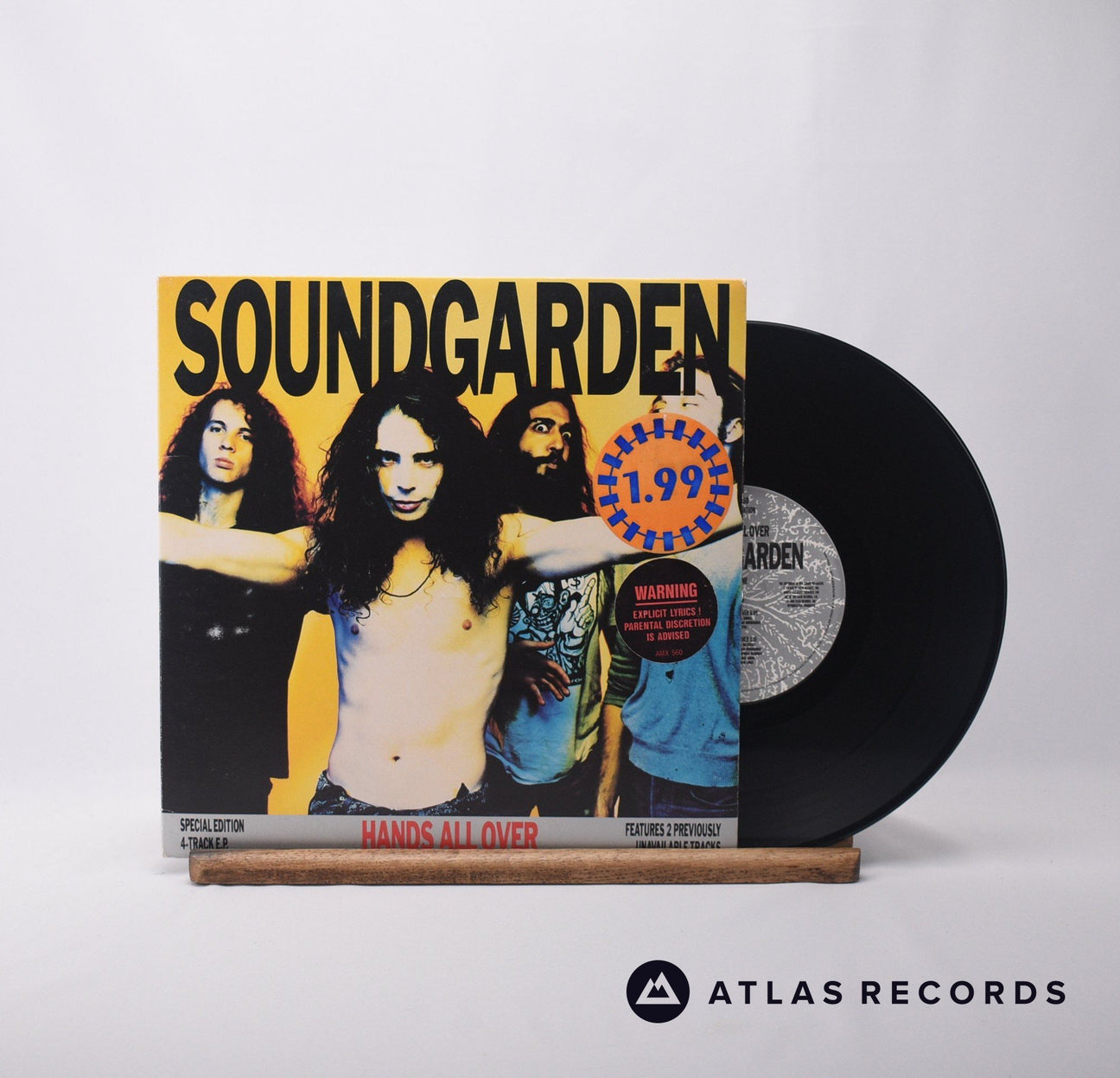 Soundgarden Hands All Over 10" Vinyl Record - Front Cover & Record