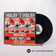 South Wales Striking Miners Choir Shoulder To Shoulder LP Vinyl Record - Front Cover & Record