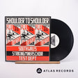 South Wales Striking Miners Choir Shoulder To Shoulder LP Vinyl Record - Front Cover & Record