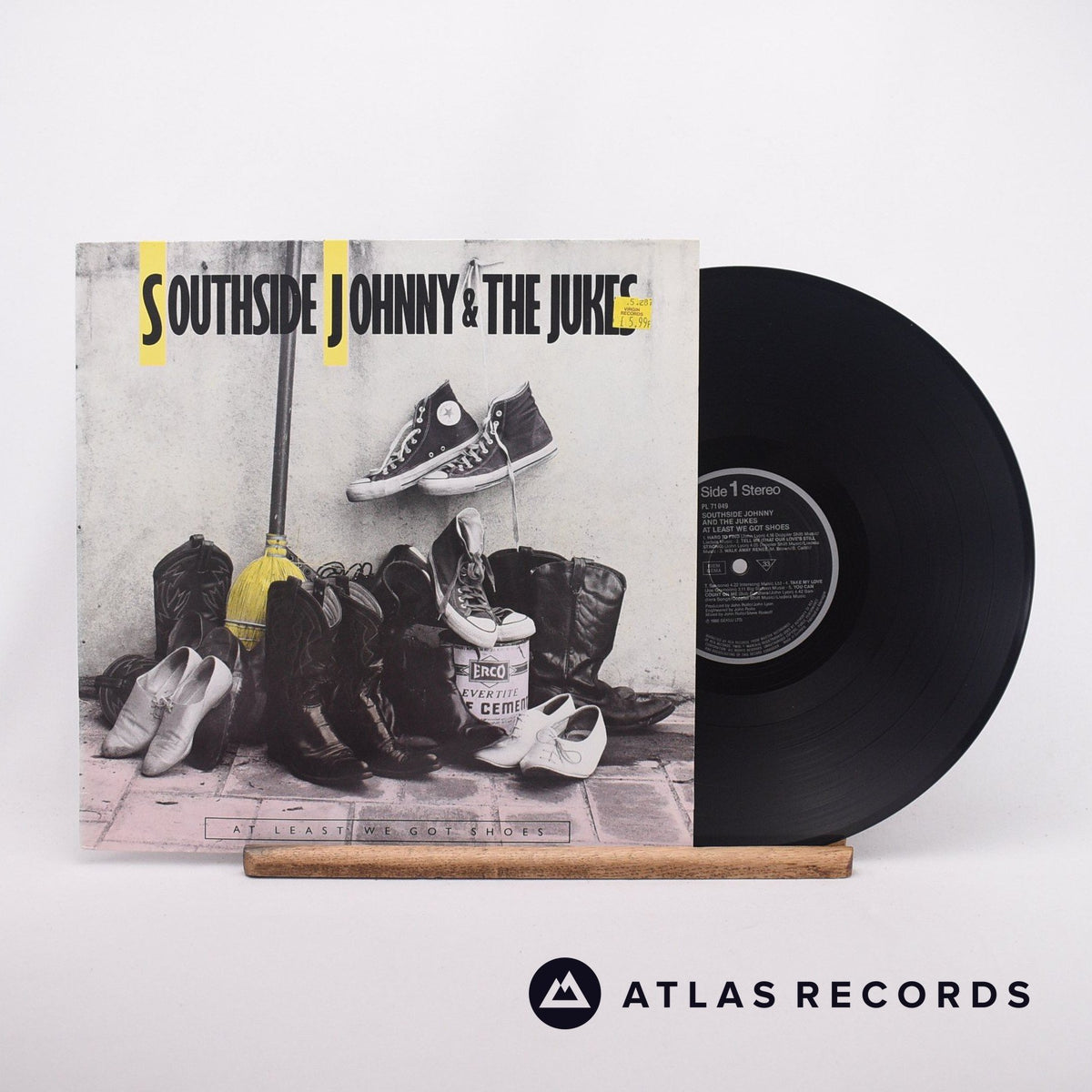 Southside Johnny & The Asbury Jukes At Least We Got Shoes LP Vinyl Record - Front Cover & Record