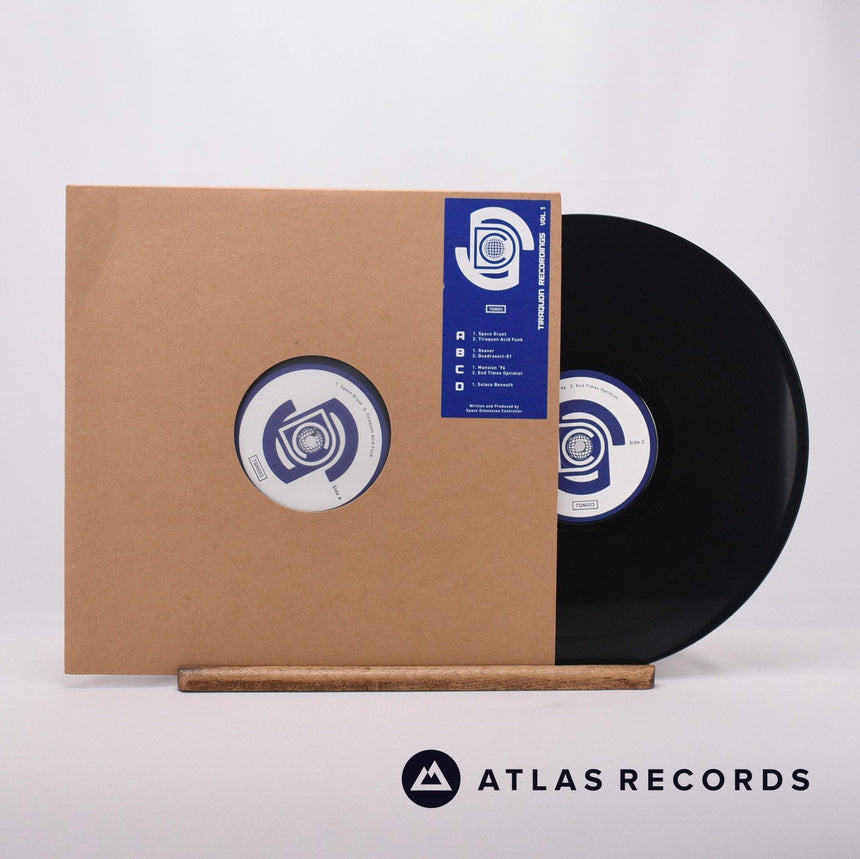 Space Dimension Controller Tiraquon Recordings Vol. 1 2 x 12" Vinyl Record - Front Cover & Record