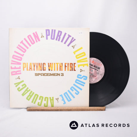 Spacemen 3 Playing With Fire LP Vinyl Record - Front Cover & Record