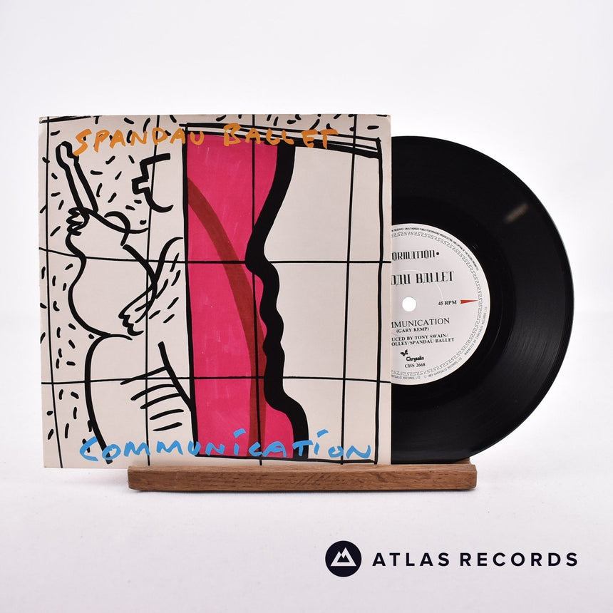Spandau Ballet Communication 7" Vinyl Record - Front Cover & Record