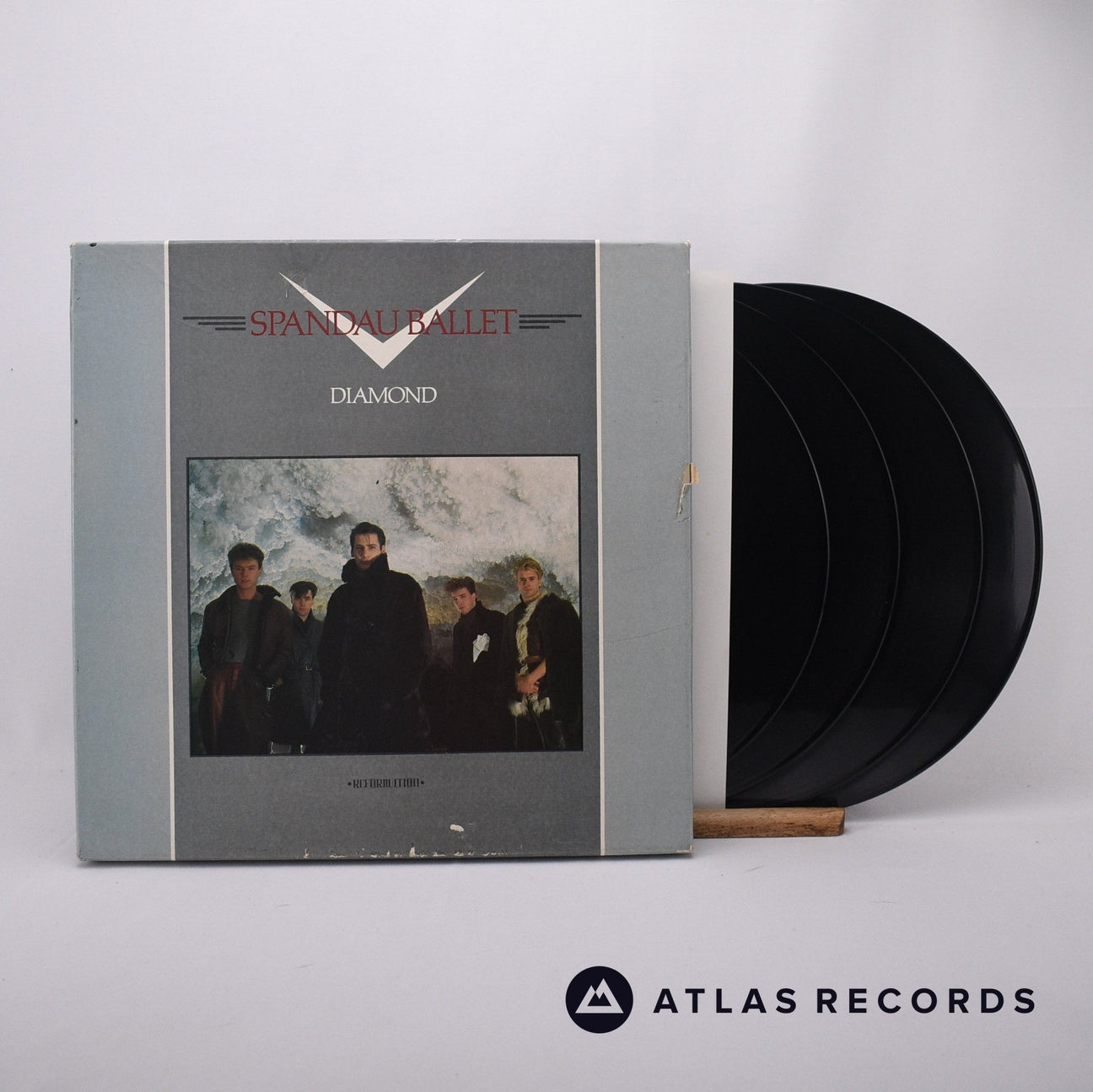 Spandau Ballet Diamond 4 x 12" Vinyl Record - Front Cover & Record