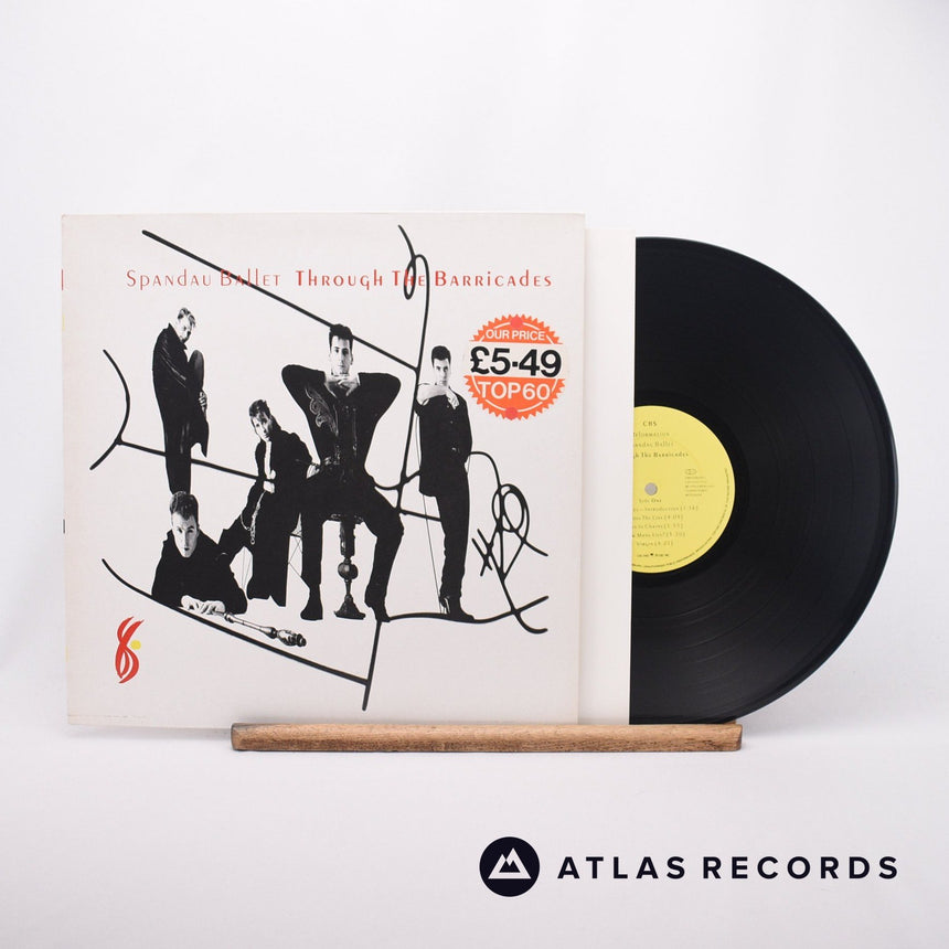 Spandau Ballet Through The Barricades LP Vinyl Record - Front Cover & Record