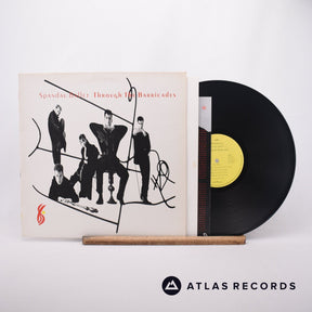 Spandau Ballet Through The Barricades LP Vinyl Record - Front Cover & Record