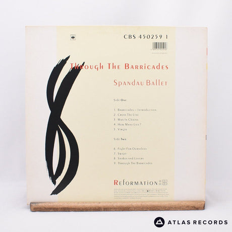 Spandau Ballet - Through The Barricades - Poster A-2 B.3 LP Vinyl Record - EX/EX