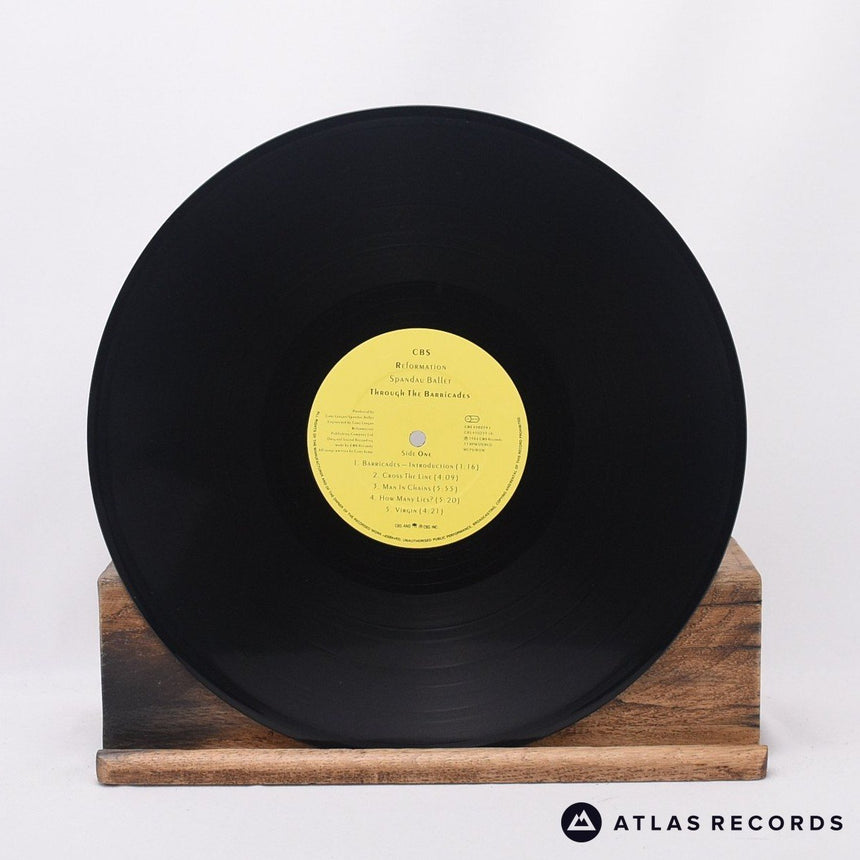 Spandau Ballet - Through The Barricades - Poster A-2 B.3 LP Vinyl Record - EX/EX