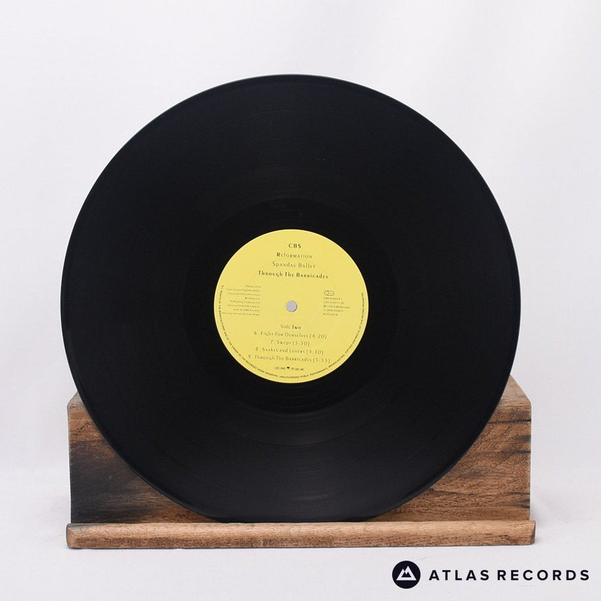 Spandau Ballet - Through The Barricades - Poster A-2 B.3 LP Vinyl Record - EX/EX