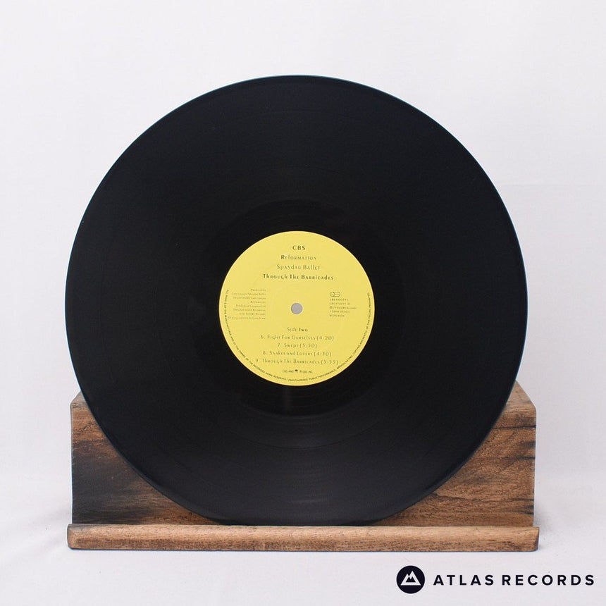 Spandau Ballet - Through The Barricades - Poster LP Vinyl Record - EX/EX