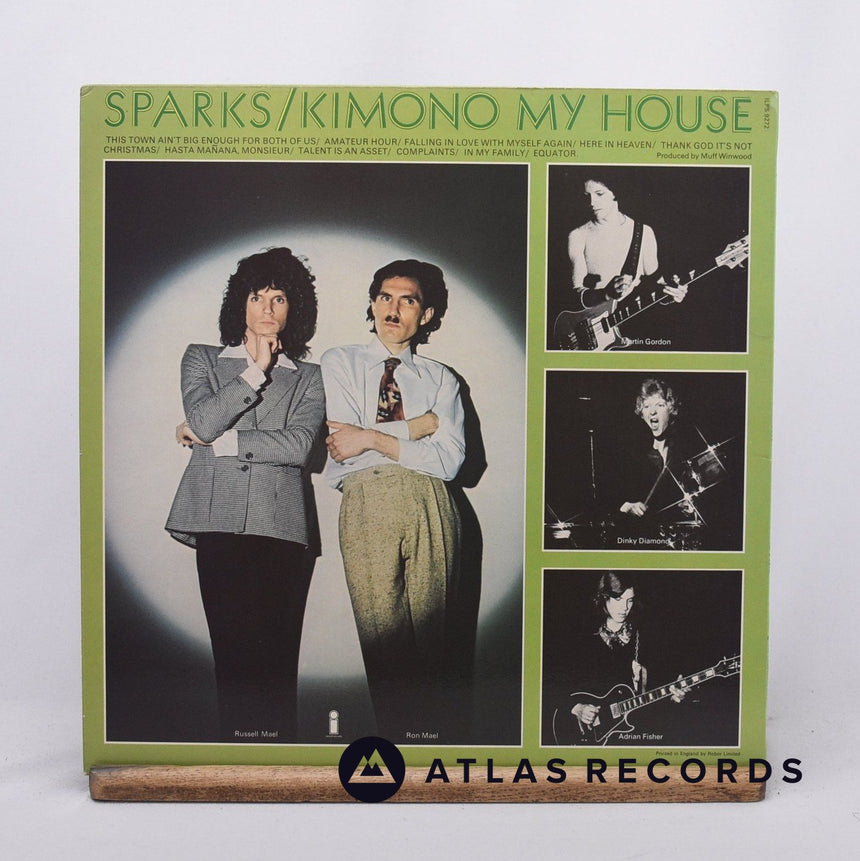 Sparks - Kimono My House - A2 B2 LP Vinyl Record - EX/EX
