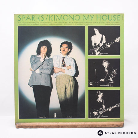 Sparks - Kimono My House - A-2 B-1 LP Vinyl Record - EX/EX