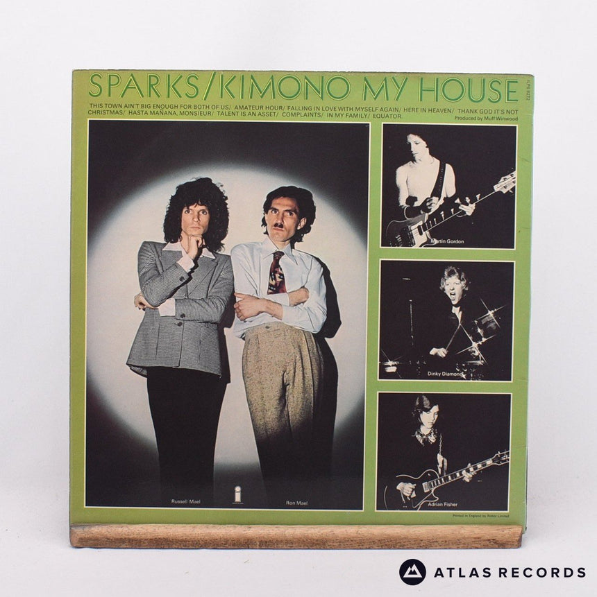 Sparks - Kimono My House - LP Vinyl Record - EX/EX