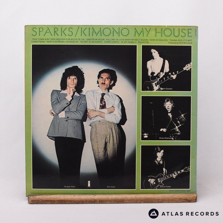 Sparks - Kimono My House - A-2U B-1U LP Vinyl Record - EX/VG+