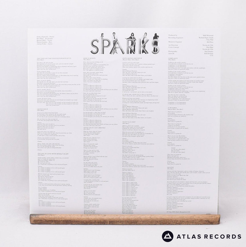 Sparks - Kimono My House - 180G Reissue Remastered A1 B2 LP Vinyl Record - NM/NM