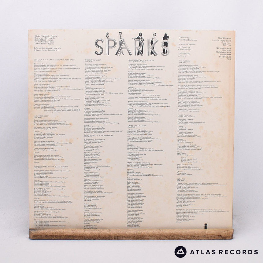 Sparks - Kimono My House - LP Vinyl Record - VG+/EX