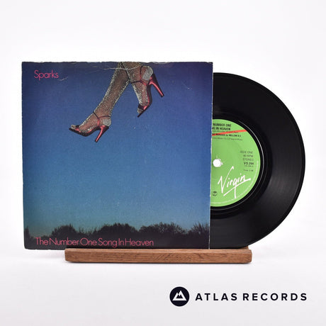 Sparks The Number One Song In Heaven 7" Vinyl Record - Front Cover & Record