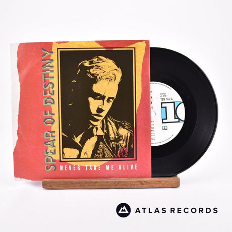 Spear Of Destiny Never Take Me Alive 7" Vinyl Record - Front Cover & Record
