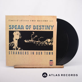 Spear Of Destiny Strangers In Our Town 2 x 12" Vinyl Record - Front Cover & Record