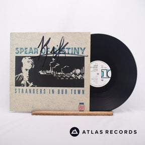 Spear Of Destiny Strangers In Our Town 12" Vinyl Record - Front Cover & Record