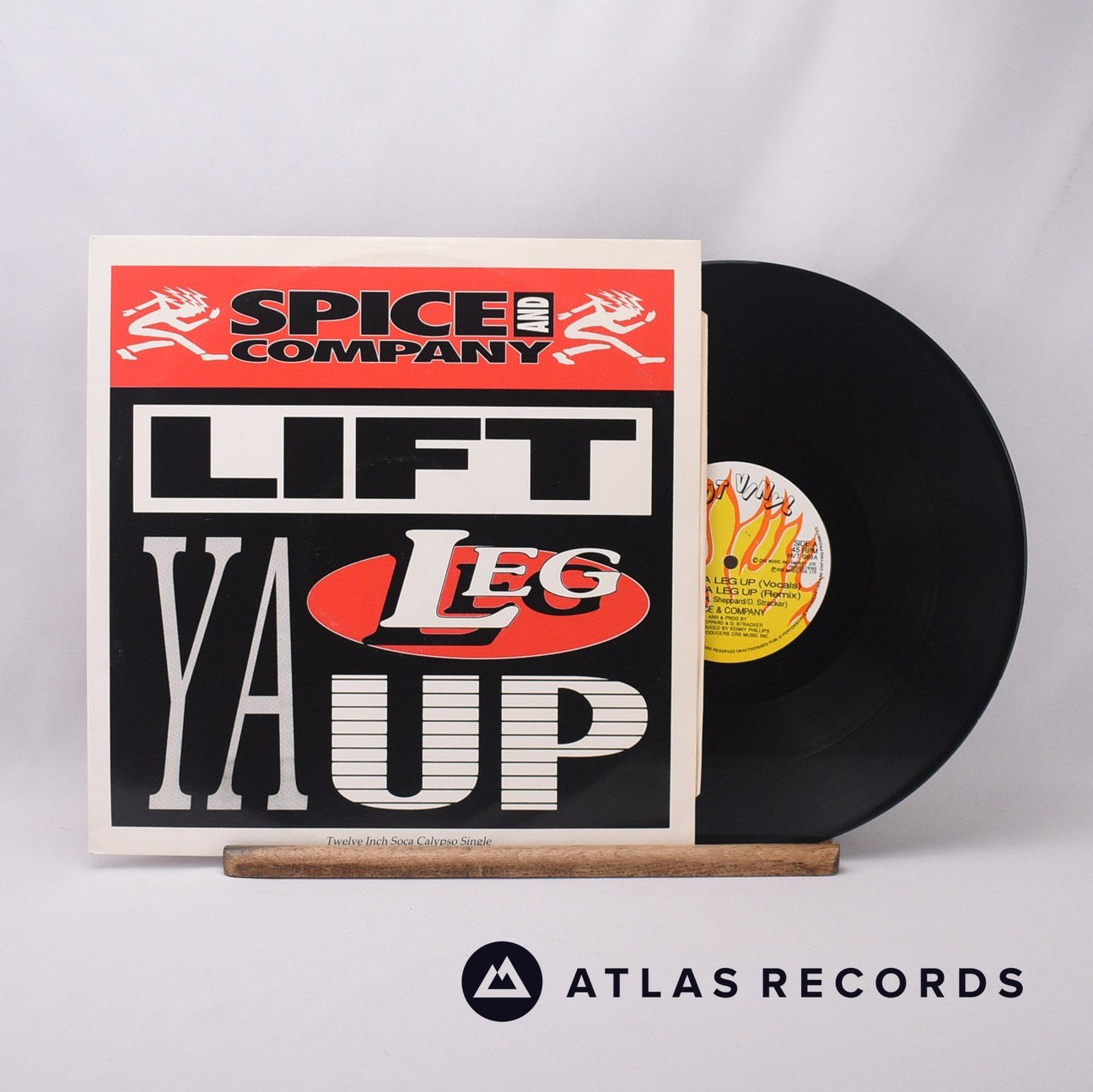 Spice And Company Lift Ya Leg Up 12" Vinyl Record - Front Cover & Record