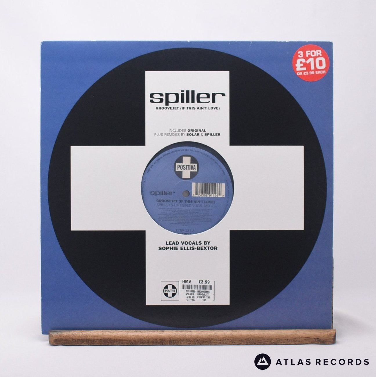 Spiller Groovejet 12" Vinyl Record - Front Cover & Record