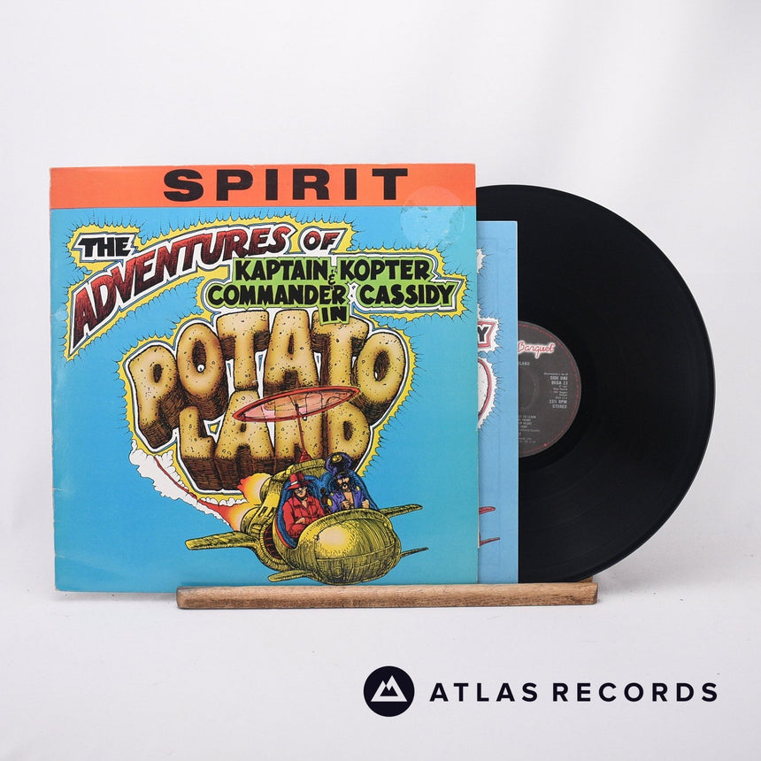 Spirit The Adventures Of Kaptain Kopter & Commander Cassidy In Potato Land LP Vinyl Record - Front Cover & Record