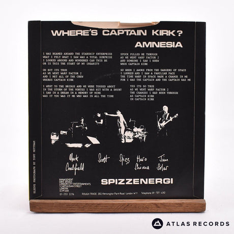 Spizzenergi - Where's Captain Kirk? - 7" Vinyl Record - VG+/EX