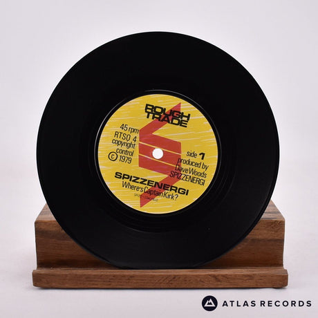 Spizzenergi - Where's Captain Kirk? - 7" Vinyl Record - EX/EX