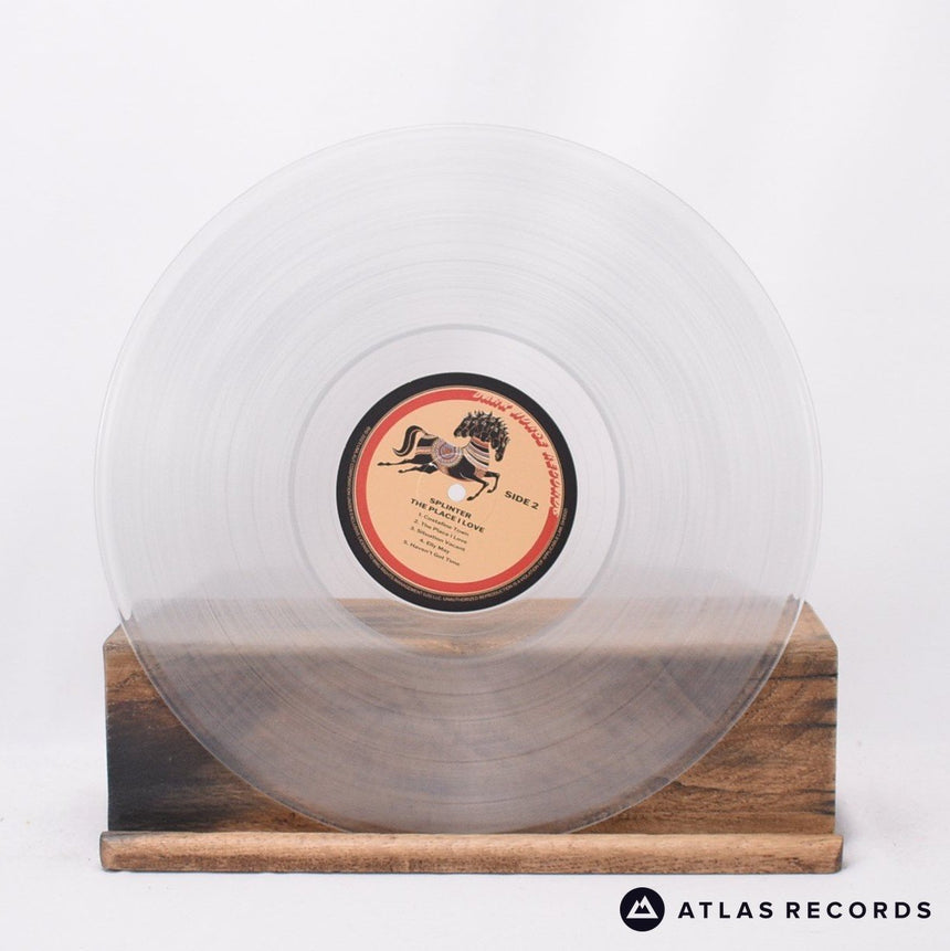 Splinter - The Place I Love - Clear Limited Edition LP Vinyl Record - EX/EX