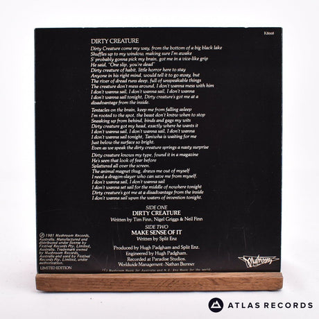 Split Enz - Dirty Creature - 7" Vinyl Record - EX/VG+