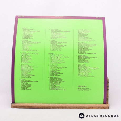 Split Enz - Enz Of An Era - Lyric Sheet A B LP Vinyl Record - EX/EX