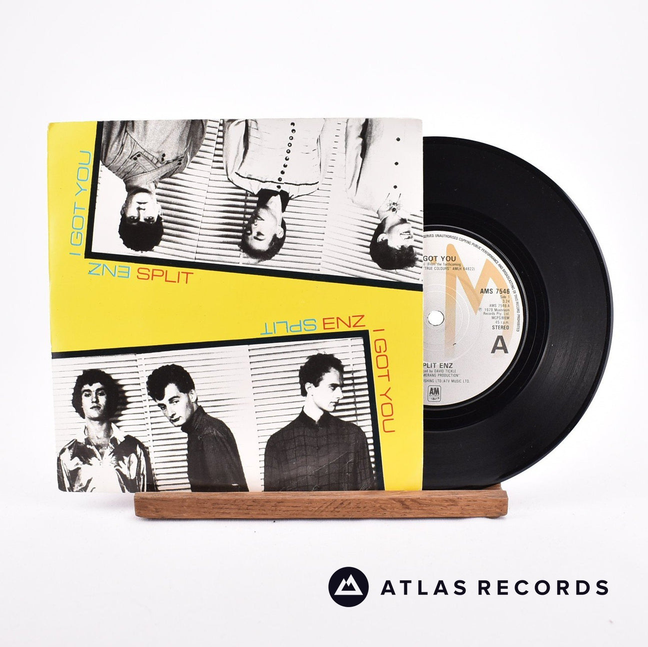 Split Enz I Got You 7" Vinyl Record - Front Cover & Record