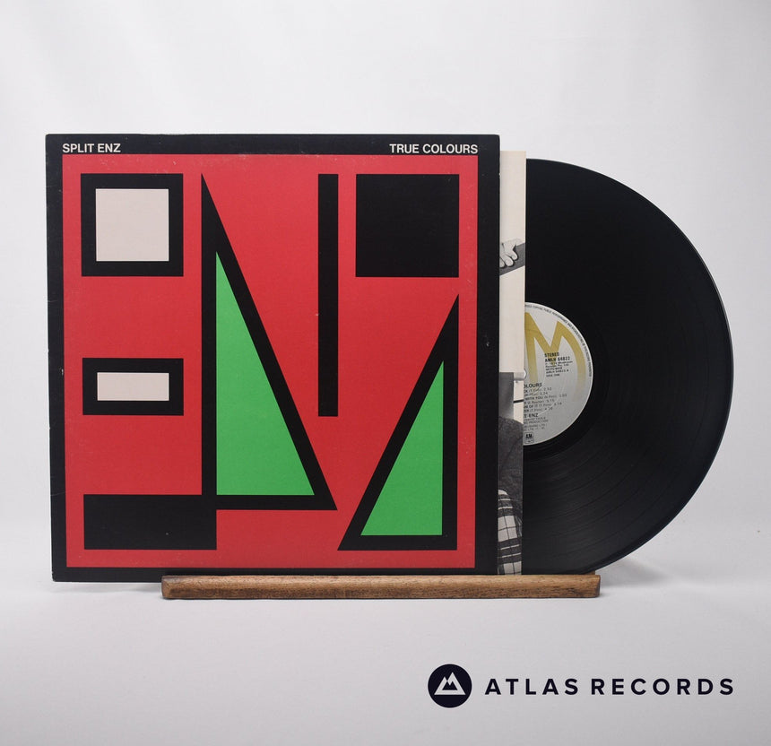 Split Enz True Colours LP Vinyl Record - Front Cover & Record