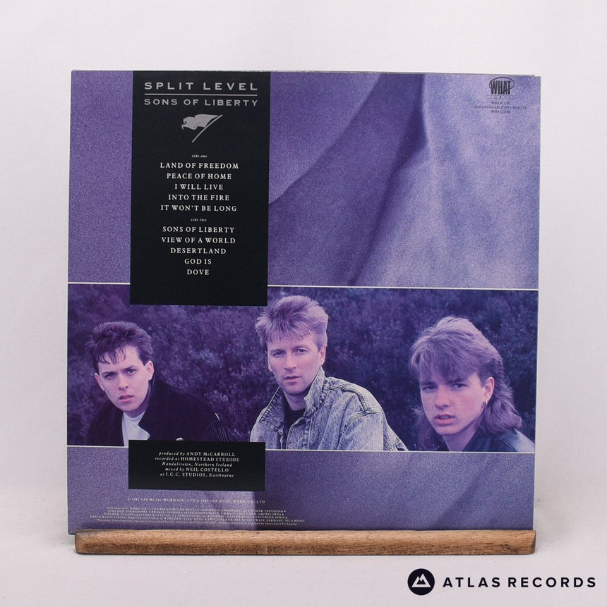 Split Level - Sons Of Liberty - Lyric Sheet LP Vinyl Record - EX/EX