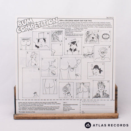 Splodgenessabounds - Splodgenessabounds - Insert LP Vinyl Record - VG+/EX