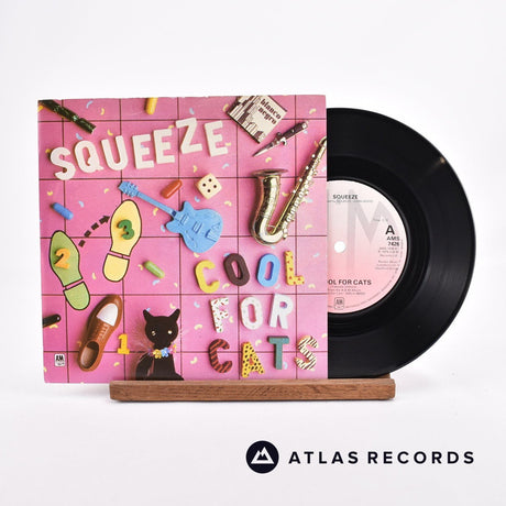 Squeeze Cool For Cats 7" Vinyl Record - Front Cover & Record