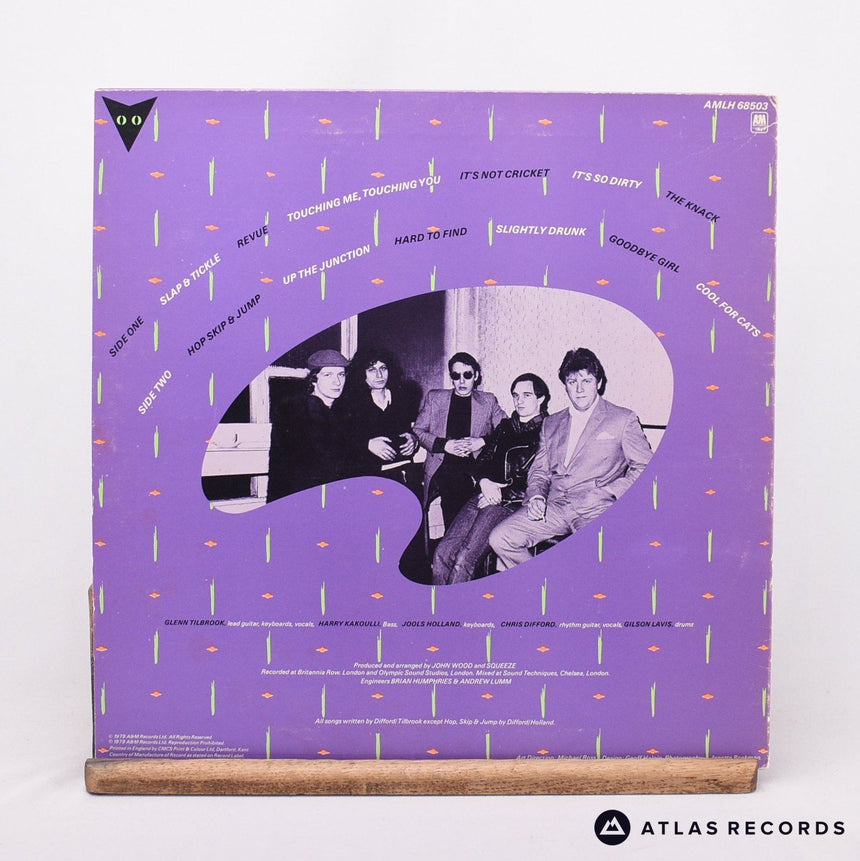 Squeeze - Cool For Cats - Embossed Sleeve A6 B6 LP Vinyl Record - VG+/EX