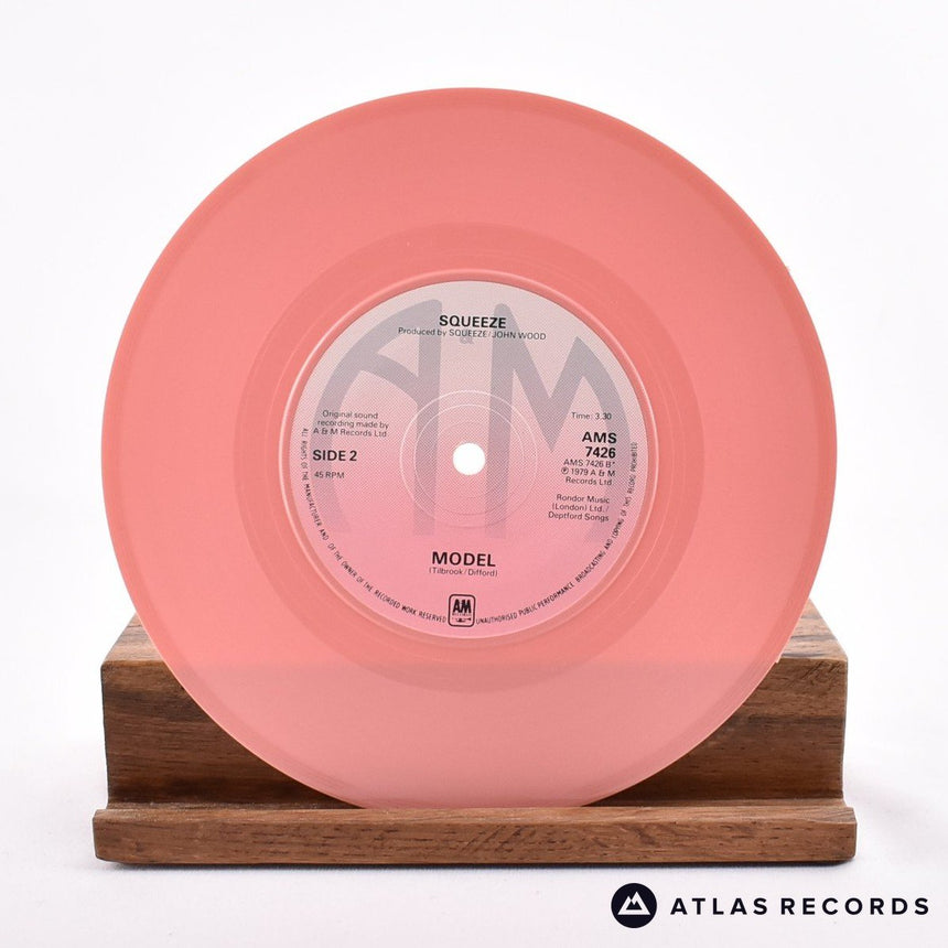 Squeeze - Cool For Cats - Pale Pink 7" Vinyl Record - EX/VG+