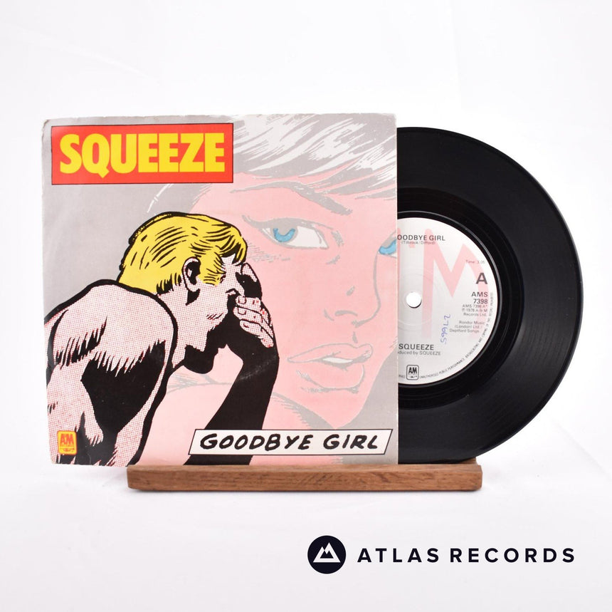 Squeeze Goodbye Girl 7" Vinyl Record - Front Cover & Record